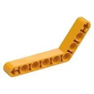 Technic Beam 1 x 9 Bent (6 - 4) Thick, Bright Light Orange