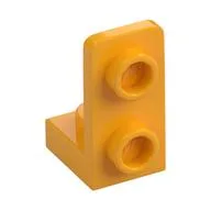 Bracket 1 x 1 - 1 x 2 Inverted, Bright Light Orange