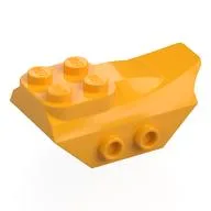 Brick Special 2 x 5 with Slope, Studs on Side, Bright Light Orange