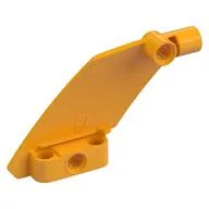 Technic Panel Curved 5 x 7 Parallelogram Left, Bright Light Orange