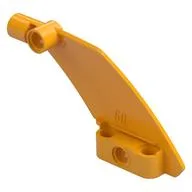 Technic Panel Curved 5 x 7 Parallelogram Right, Bright Light Orange