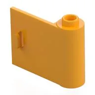 Door 1 x 3 x 2 Right - Open Between Top and Bottom Hinge, Bright Light Orange