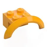 Wheel Arch, Mudguard 4 x 2 1/2 x 1, Bright Light Orange