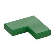Tile 2 x 2 Corner, Green