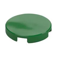 Tile Round 2 x 2 with Bottom Stud Holder, Green
