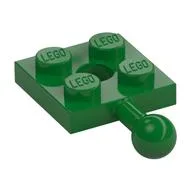 Plate Special 2 x 2 with Towball and Hole, Green