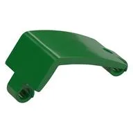 Technic Panel Curved and Bent 6 x 3, Green