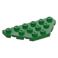 Wedge Plate 3 x 6 Cut Corners, Green