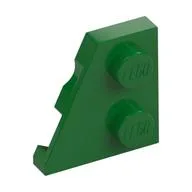 Wedge Plate 2 x 2 Left, Green