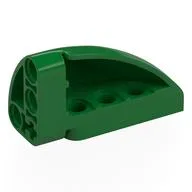 Technic Panel Round Corner 5 x 3 x 2 Right, Green
