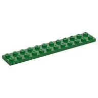 Plate 2 x 12, Green