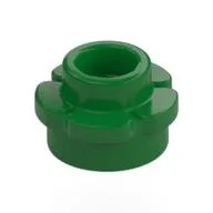 Plant, Flower, Plate Round 1 x 1 with 5 Petals, Green
