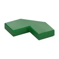 Tile Special 2 x 2 Corner with Cut Corner - Facet, Green