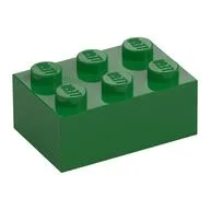 Brick 2 x 3, Green