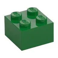 Brick 2 x 2, Green