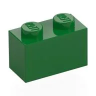 Brick 1 x 2, Green