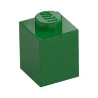 Brick 1 x 1, Green