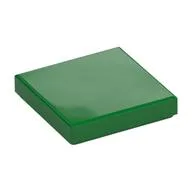 Tile 2 x 2 with Groove, Green
