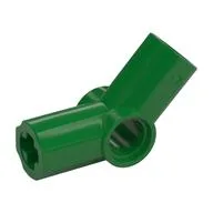 Technic Axle and Pin Connector Angled #4 - 135°, Green