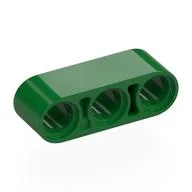 Technic Beam 1 x 3 Thick, Green