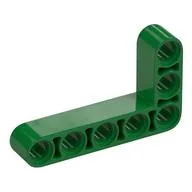 Technic Beam 3 x 5 L-Shape Thick, Green