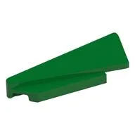 Brick Wedged, Sloped 1 x 5 x 1 1/3 Left, Green