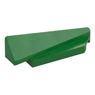 Brick Wedged, Sloped 1 x 5 x 1 1/3 Right, Green