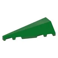 Brick Wedged, Sloped 2 x 5 Left, Green