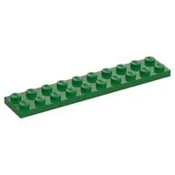 Plate 2 x 10, Green
