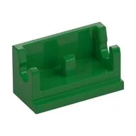 Hinge Brick 1 x 2 Base, Green