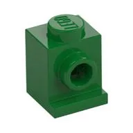 Brick Special 1 x 1 with Headlight, Green