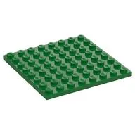 Plate 8 x 8, Green