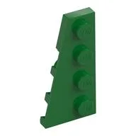 Wedge Plate 4 x 2 Left, Green