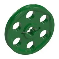 Technic Wedge Belt Wheel [aka Pulley], Green