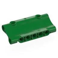 Technic Panel Curved 7 x 3 Inverted, Green