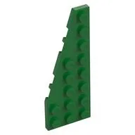 Wedge Plate 8 x 3, 22° Left, Green