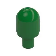 Light Cover 1 x 1 Round with Internal Bar / Bionicle Barraki Eye, Green