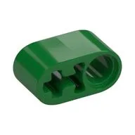 Technic Beam 1 x 2 Thick with Pin Hole and Axle Hole, Green