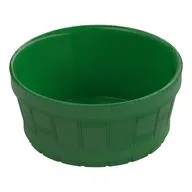 Barrel Half Large with Axle Hole, Green