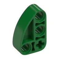 Technic Beam 2 x 3 L-Shape with Quarter Ellipse Thick, Green