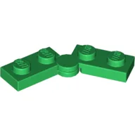 Hinge Plate 1 x 4 Swivel Top / Base - Solid Clip [Complete Assembly], Green