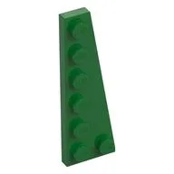 Wedge Plate 6 x 2 Right, Green