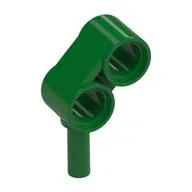 Technic Pin Connector Double with Bar [2 Holes], Green