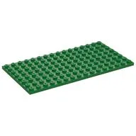 Plate 8 x 16, Green