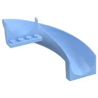 Slide Curved 180°, Bright Light Blue