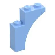 Brick Arch 1 x 3 x 3 [Gothic], Bright Light Blue