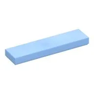 Tile 1 x 4 with Groove, Bright Light Blue