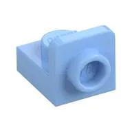 Bracket 1 x 1 - 1 x 1 Inverted, Bright Light Blue