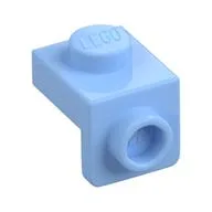 Bracket 1 x 1 - 1 x 1, Bright Light Blue