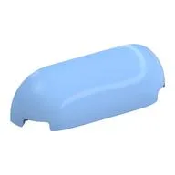 Brick Round, Curved Triple 1 x 4 x 1, Bright Light Blue